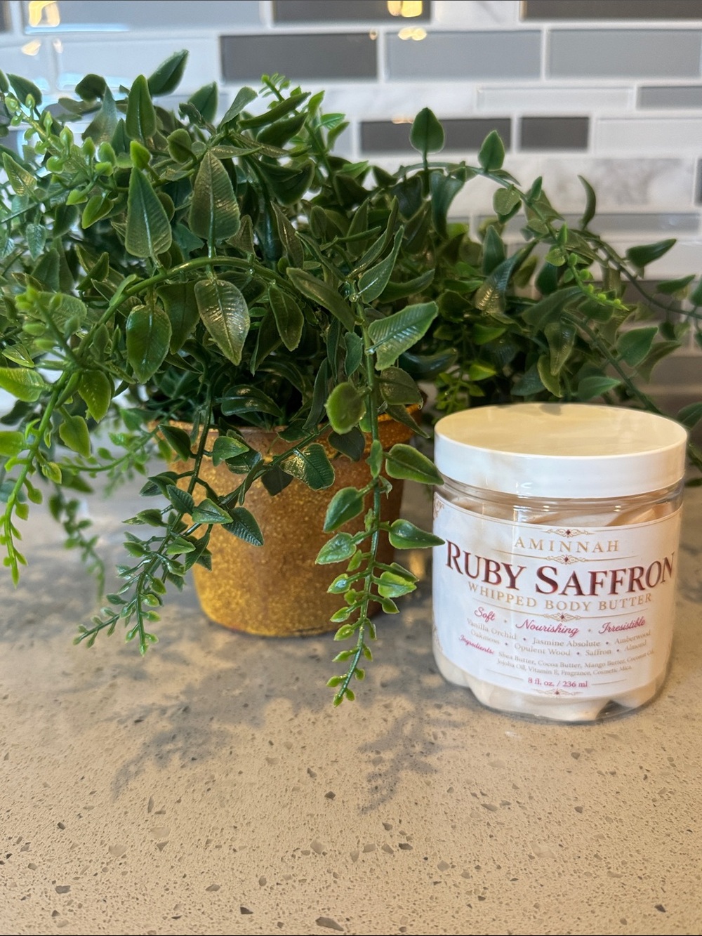 AMINNAH - Ruby Saffron Whipped Body Butter